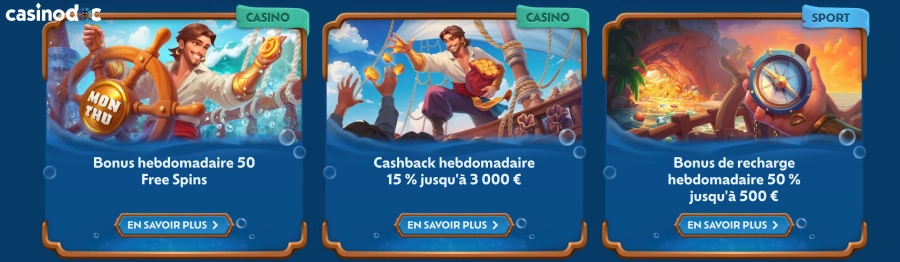 Les autres promotions Winbay Casino