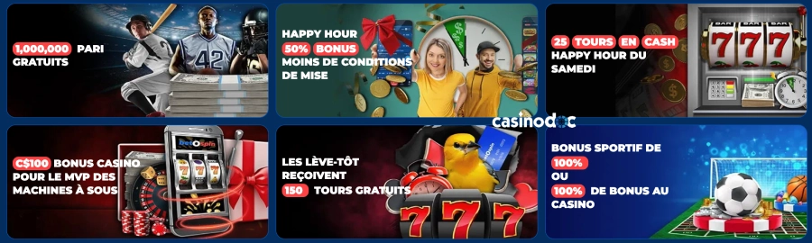 Les autres promotions sur BetOspin