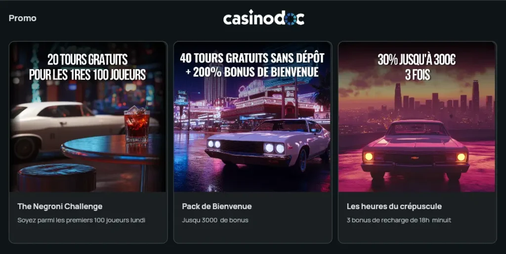 autres promotions slot night casino