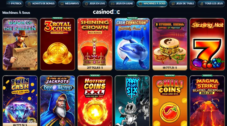 machines à sous & jackpot millioner