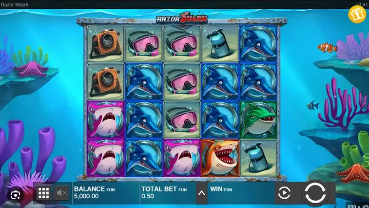 razor shark push gaming
