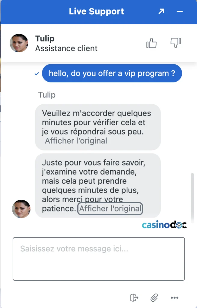 service client only spins casino