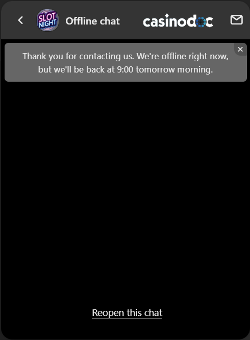 service client slot night casino