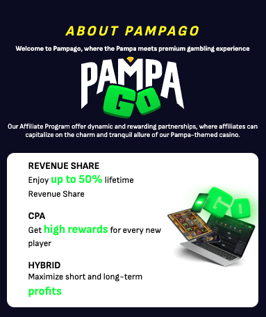 programme de parrainage du casino PampaGo