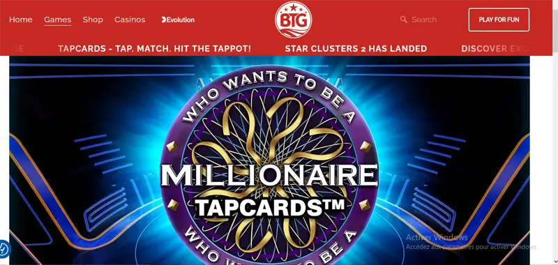 who wants to be a millionaire big time gaming
