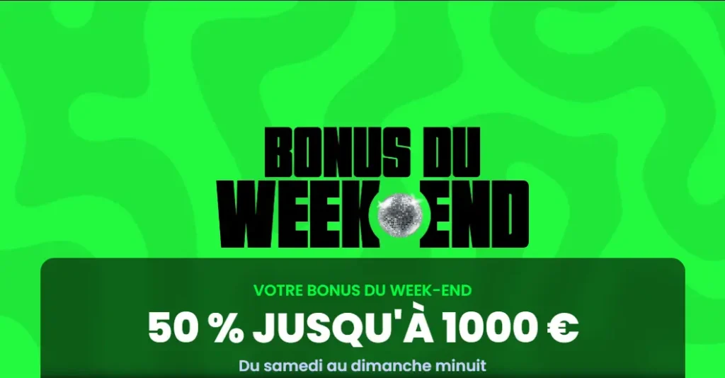 bonus du week end pampago