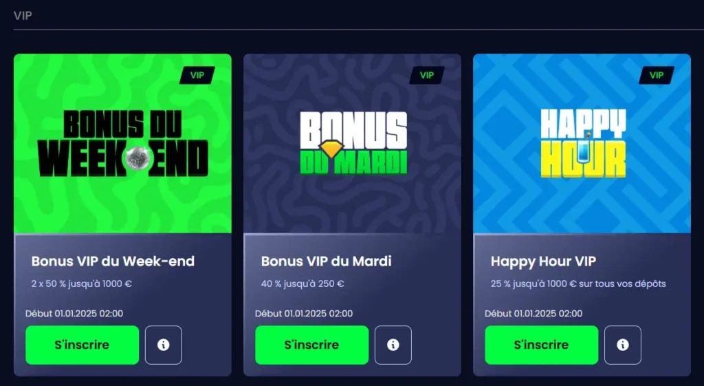 bonus du week end pampago
