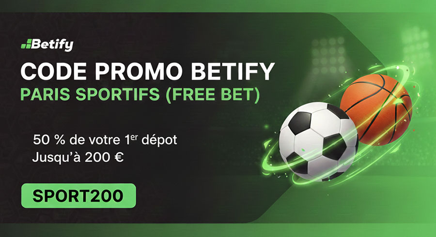 Exemplo de código promocional do Betify Casino
