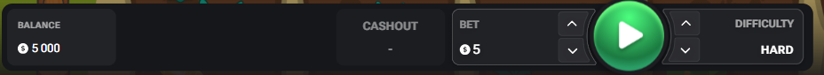 mise et niveau de difficulté sur le jeu rabbit road