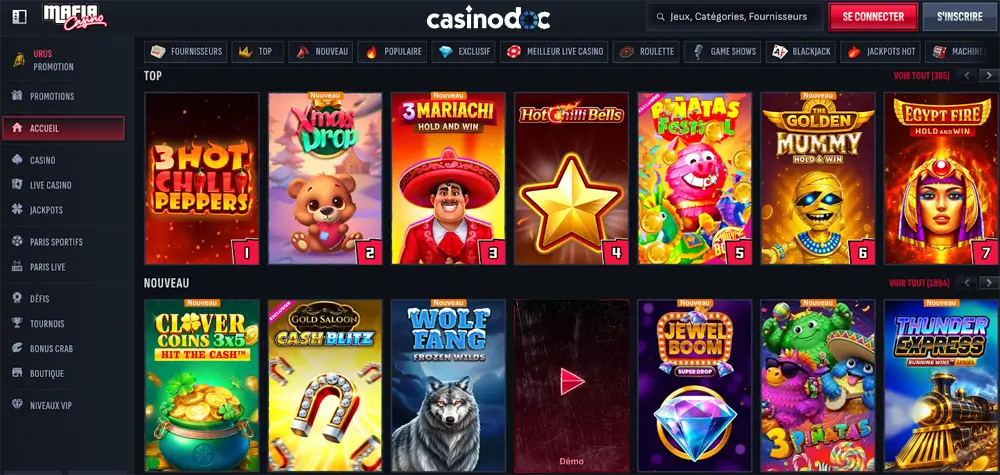 mafia casino casino en ligne kahnawake