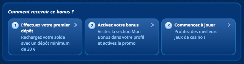 comment activer un bonus sur sg casino