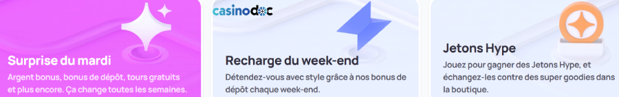 autres promotions sur hypekasino