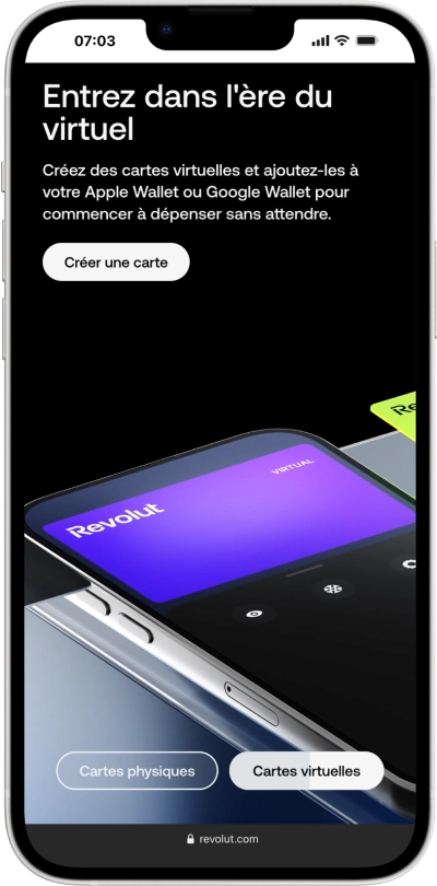 interface mobile Revolut