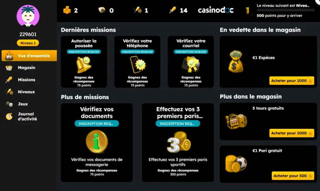labo des recompenses 29black casino