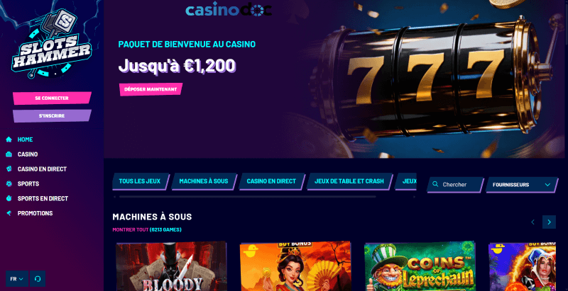 slots hammer casino paypal