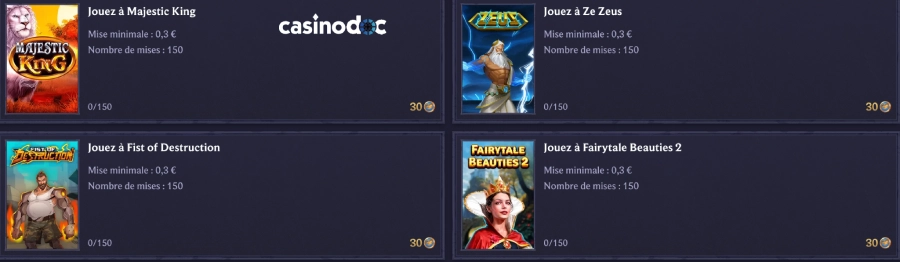défis sur lolajack casino
