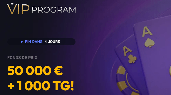 programme VIP sans code promo Spin Aura