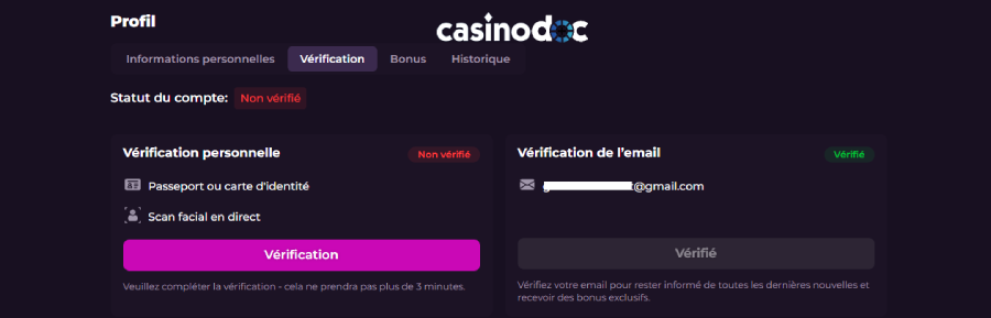 retrait gains casino en ligne étape2