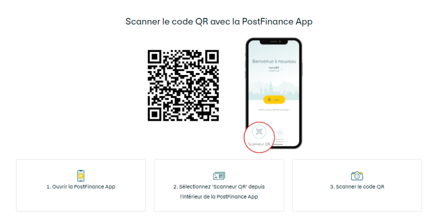 activation et utilisation postfinance étape4