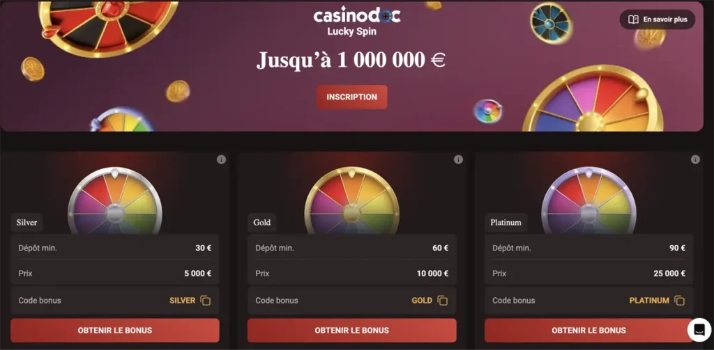 lucky spin win kingdom casino