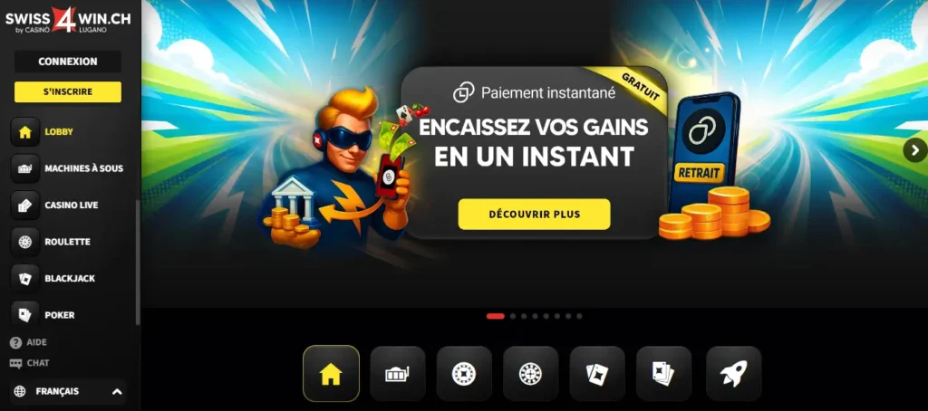 swiss4win ch virement bancaire