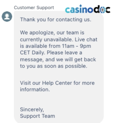 assistance client yuki casino