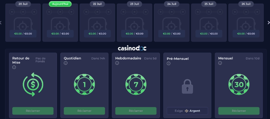 autres promotions sur rainbet