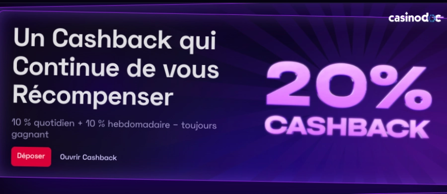cashback sur ybets