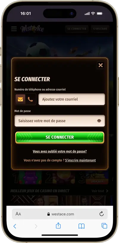 connecter mobile westace