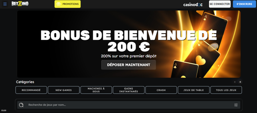 connexion à betzino étape1