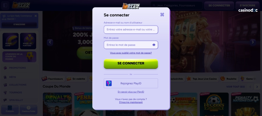 connexion étape2 spinbara