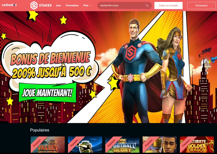 connexion stakes étape1