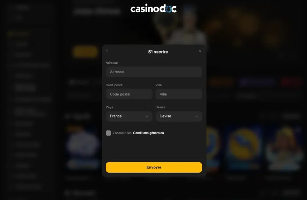 inscription étape 4 joka casino live