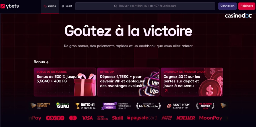 inscription étape1 ybets