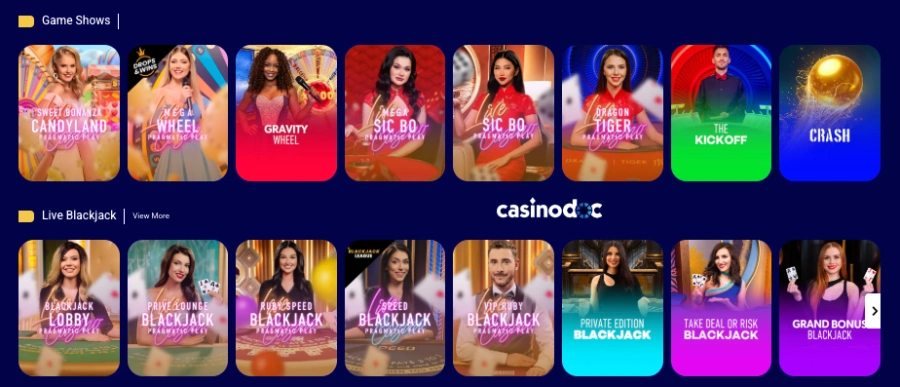 jeux live sur yuki casino