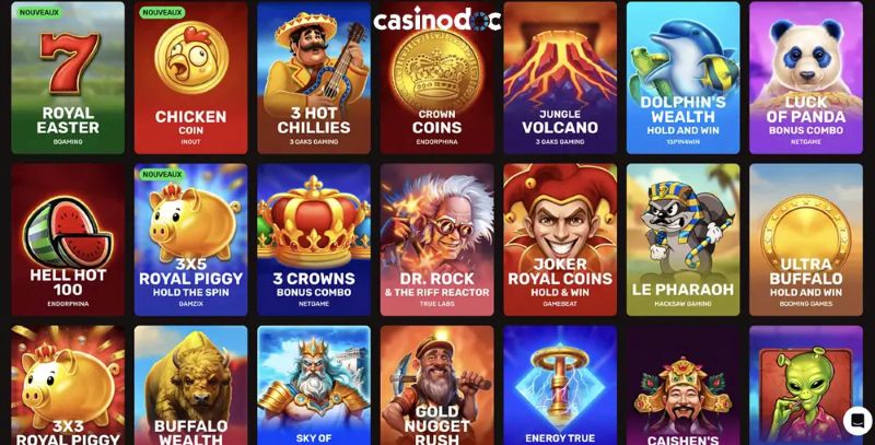 Nouveau casino en ligne