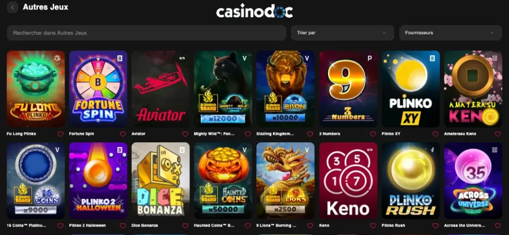 mini jeux joka casino live