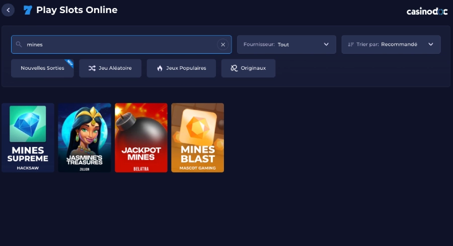 mini-jeux sur rainbet casino