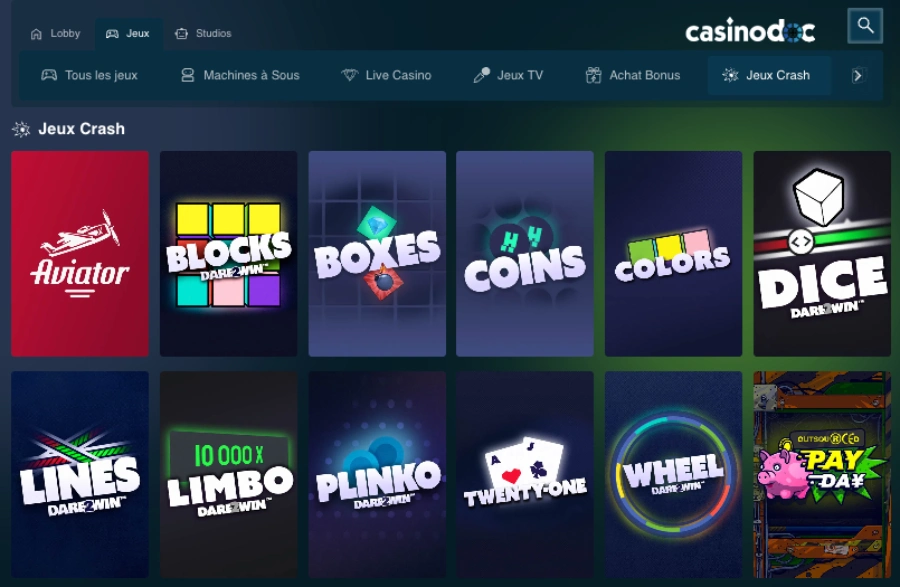 mini-jeux sur slotinium