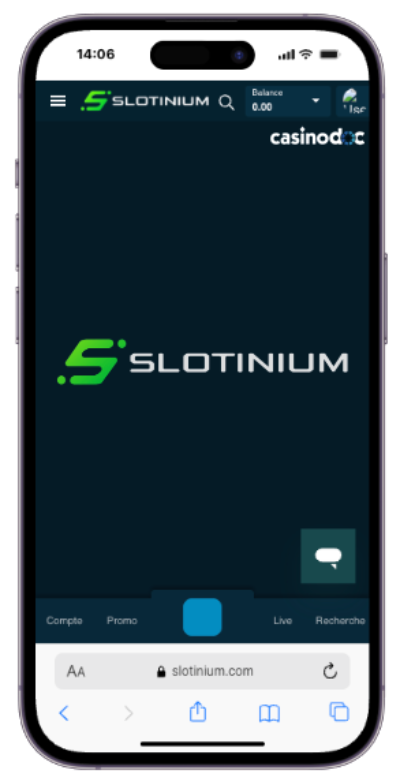 slotinium sur mobile