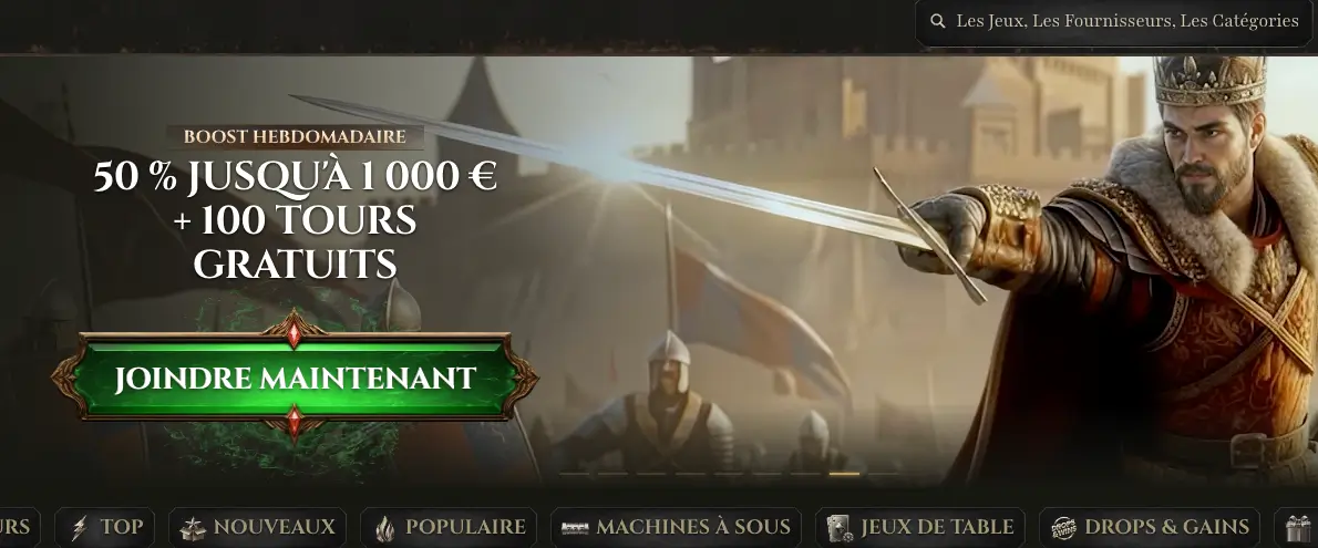 Bonus de bienvenue de Kyngs Casino