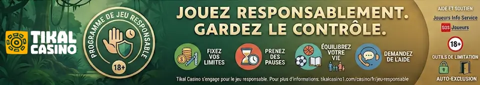 jeu responsable bannière